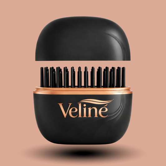 מברשת ניידת להחלקת השיער.